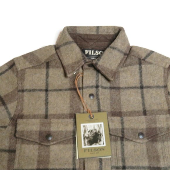 Filson Mackinaw Wool Jac Shirt Snap Button Men S - Picture 13 of 14